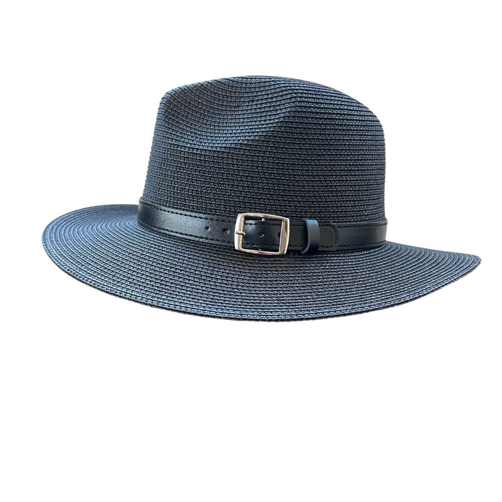 Panama Beach Hat Adjustable Fit Detachable Chin Strap Unisex Sun Hat UPF 80+ NWT